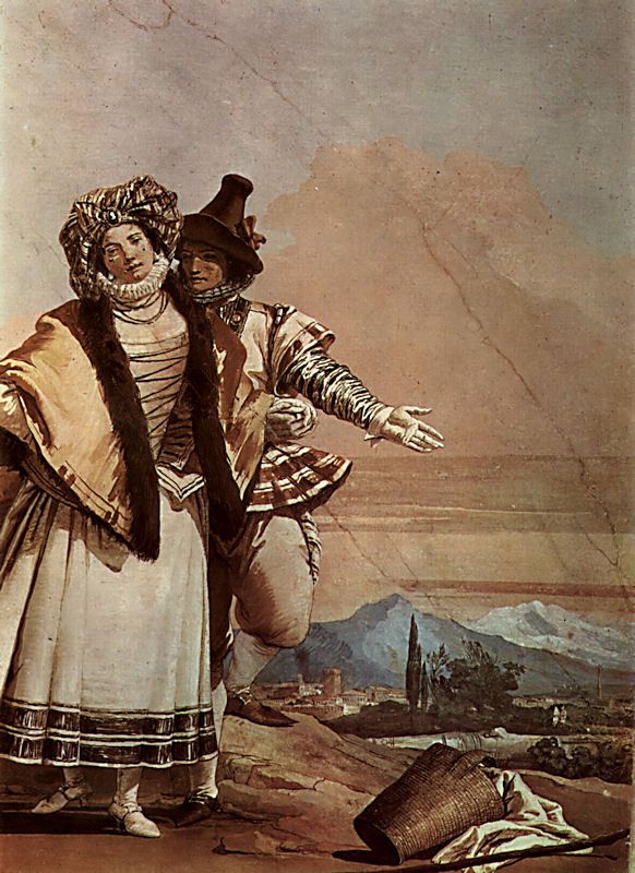 Declaration Of Love by Giovanni Domenico Tiepolo